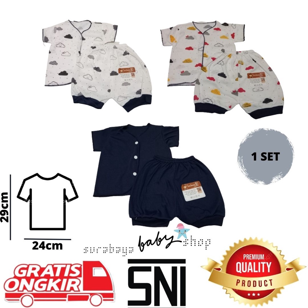 BAJU BAYI CELANA BAYI SETELAN BAYI BAJU BAYI NEWBORN BAJU BAYI BARU LAHIR ATASAN BAYI BAJU BAYI KADO MURAH BAJU BAYI LUCU BAJU BAYI EKONOMIS GIFT SET KOMBINASI SNI LUSIANA E