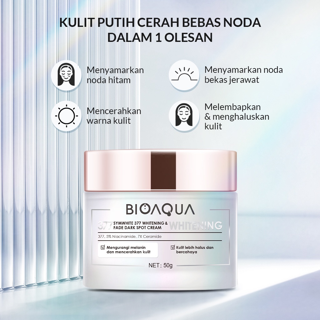 BIOAQUA SymWhite 377 Whitening &amp; Fade Dark Spot Cleanser | Toner | Serum | Cream