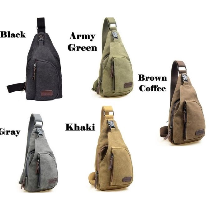 Bodypack Bag Tas Slempang Selempang Pria Cowok Men Sling Shoulder Bags