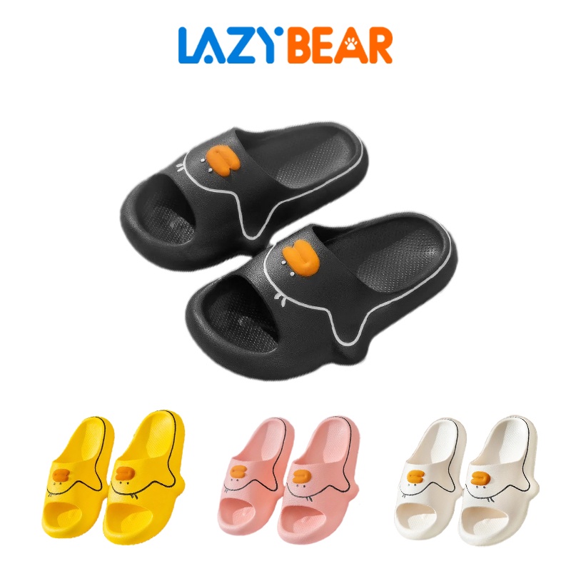 Lazy Bear Sandal Jelly Wanita / H31 Sandal Slip On PVC / Sendal Jelly Wanita /Sandal Perempuan Lucu / Sendal Anak Perempuan / Sendal Rumah Wanita / Sandal Karet Wanita