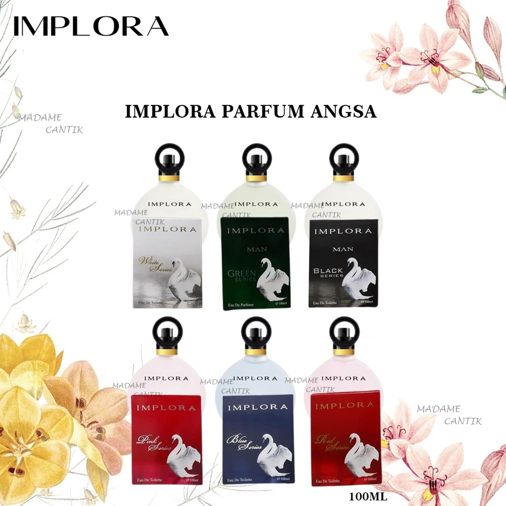 ✿ MADAME ✿ IMPLORA SWAN SERIES PARFUM ANGSA BPOM