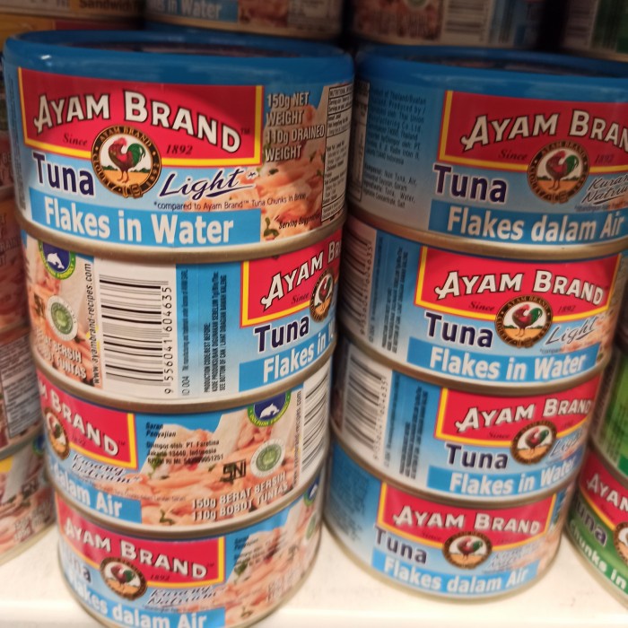 

AYAM BRAND TUNA FLAKES IN WATER 160GR
