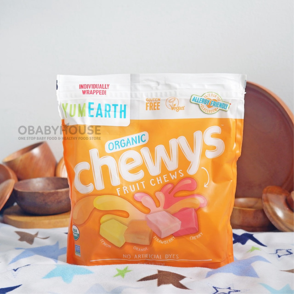 Yumearth Organic Chewys Fruit Chews 227gr