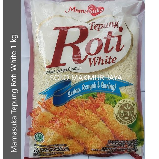 

BISA COD Mamasuka Tepung Roti White 1 kg - Terbaik !!