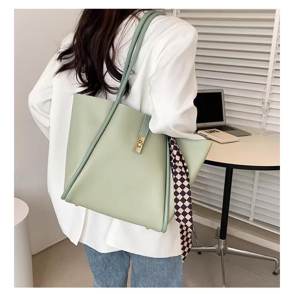 Tote Bag Wanita Kekinian / ToteBag Wanita Fashion / ToteBag Wanita Mltifungsi Tanpa Twily