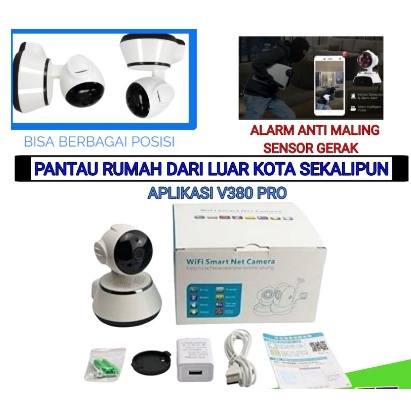Camera CCTV / Smart Camera Wifi V380 HD720P Wireless Mini IP CCTV Phone Audio /Kamera CCTV wireless 30 fps