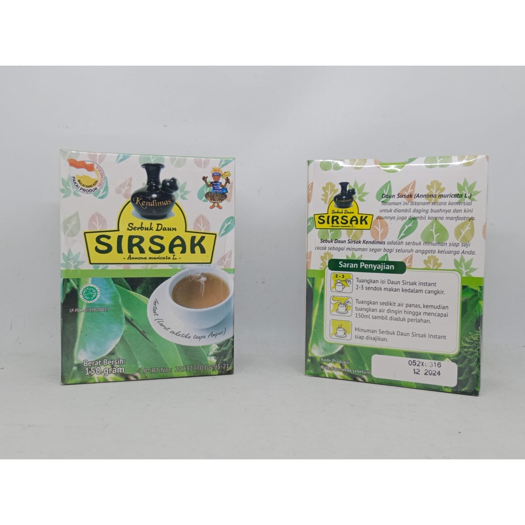

Daun Sirsak Serbuk Herbal Instan KendiMas 150 Gr