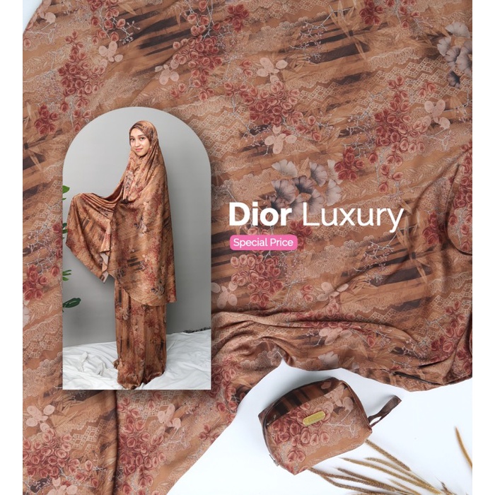 MUKENA DEWASA TRAVELING - SILK PREMIUM PRINTING - ROYALE EDITION 2IN1