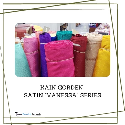 KAIN GORDEN WAJIK / SATIN VANESSA / BAHAN TIRAI GORDEN MURAH WAJIK PER METER