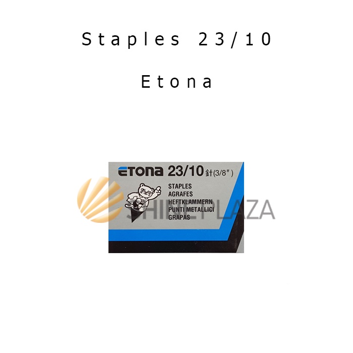 

Refill Staples Etona 23/10 - Isi Hekter Stapler Stepler Jepretan