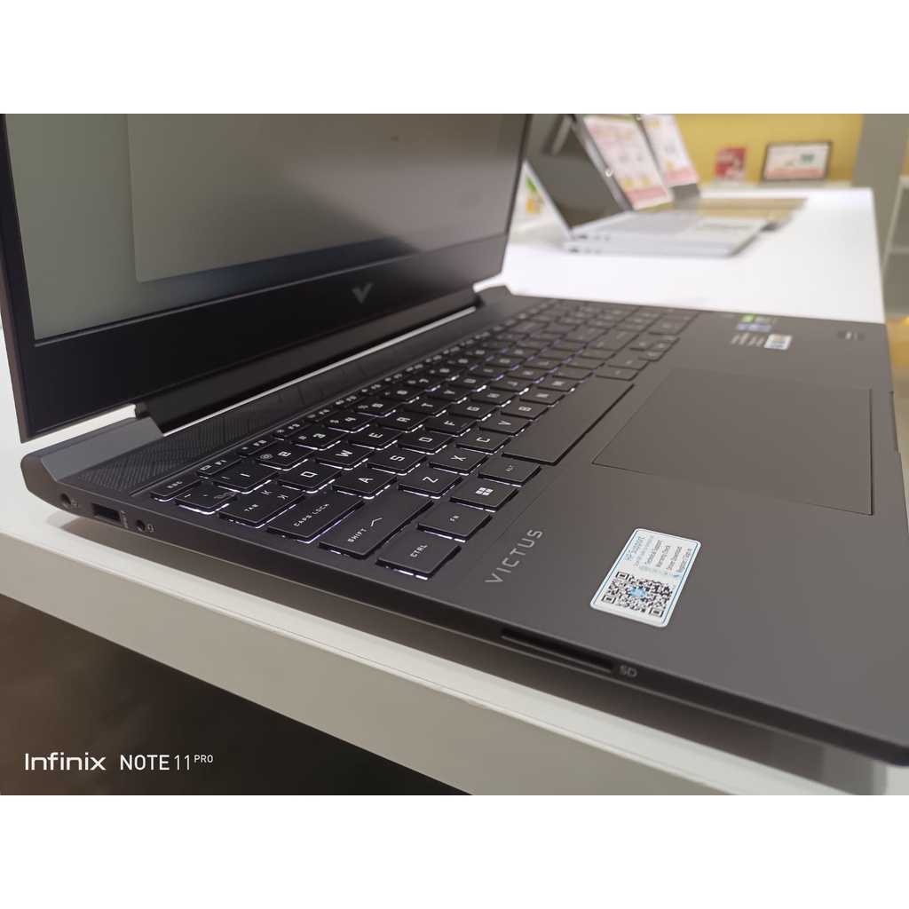 Laptop HP Victus 15 fa0008tx Intel i7 12700H 32GB 512GB RTX3050-4GB 15.6FHD IPS 144HZ BL Windows 11 Home  + OHS Mica Silver Original