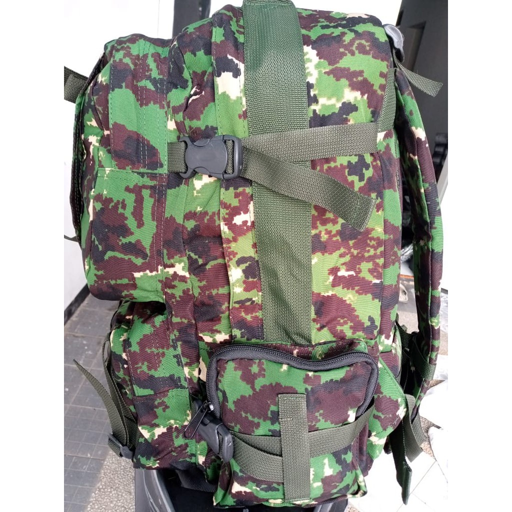 Tas Lebanon Jumbo/Ransel Loreng/Tas Punggung Doreng NKRI/Army/TNI/Airsoft/PERBAKIN/Tactical