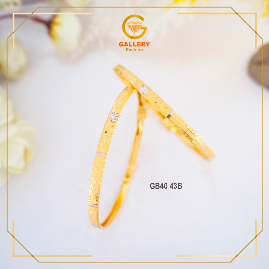 GELANG KERONCONG BANGKOK DEWASA EMAS ASLI KADAR 300/6KARAT (6K) DAN 375/8KARAT (8K) KODE GB4044B DEN