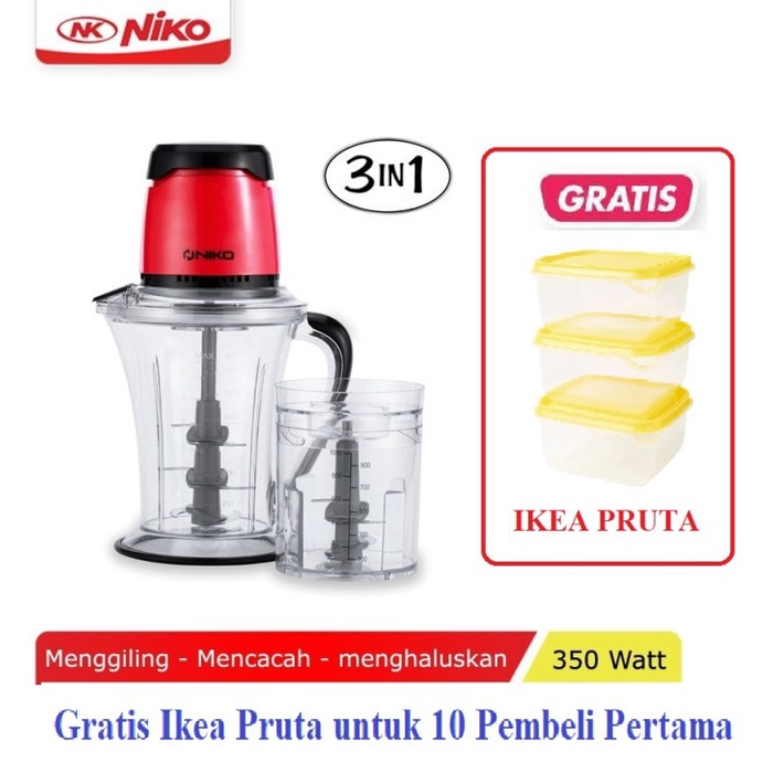 Niko Food Chopper Katana Next Rose