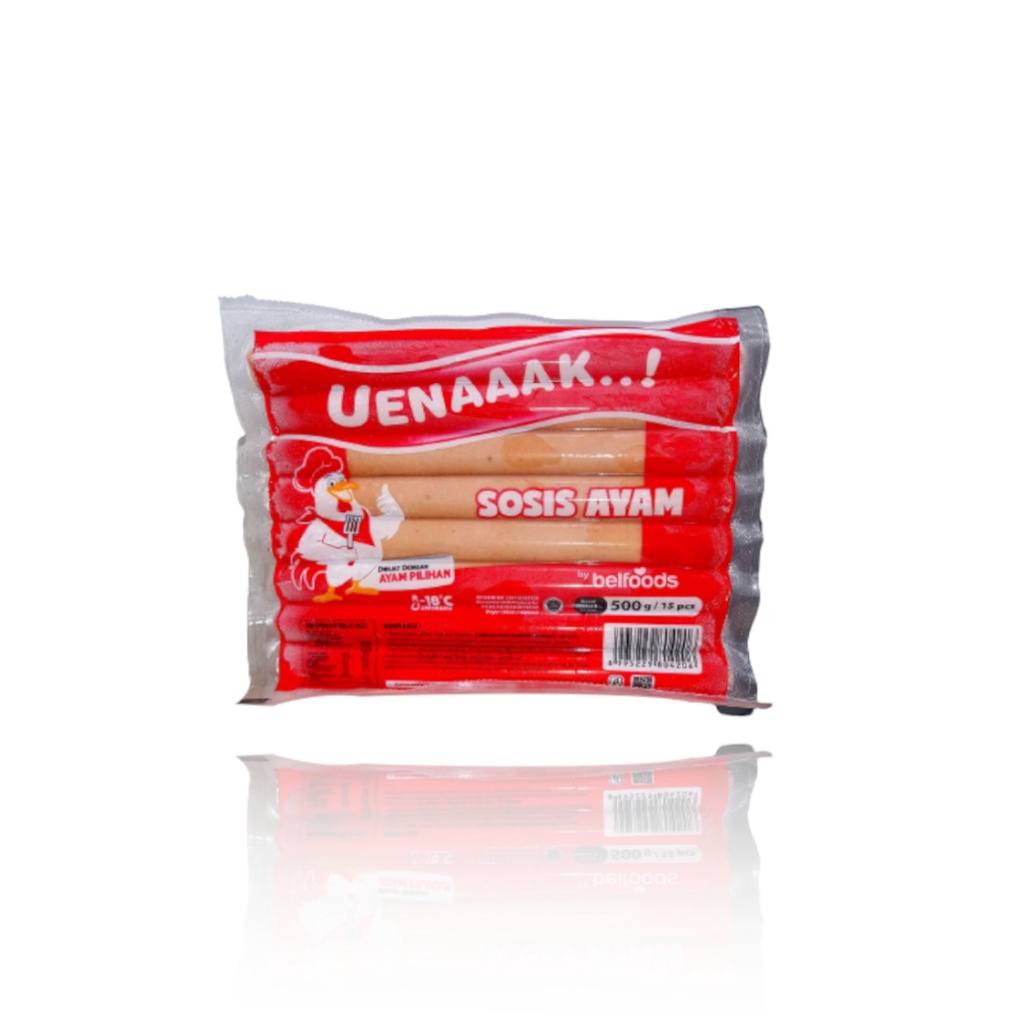 Belfoods Sosis Ayam 500gr ueeeeenak / Belfood Chicken Sausage Chiken