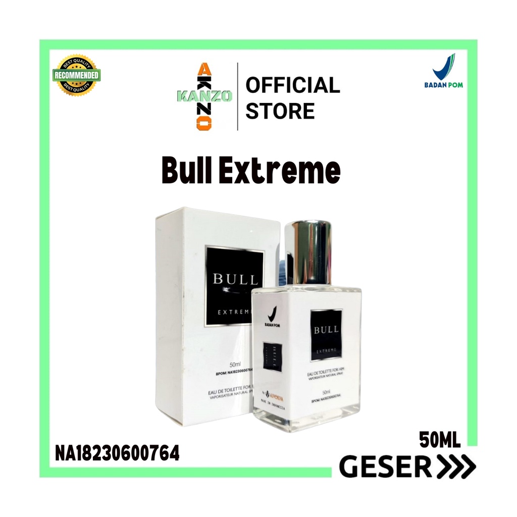 Kanzo - [BPOM] Parfum Bull Extreme 50ml Premium / Parfum Bull Extreme 50ml Best Seller / Parfum Pria Wangi Tahan Lama