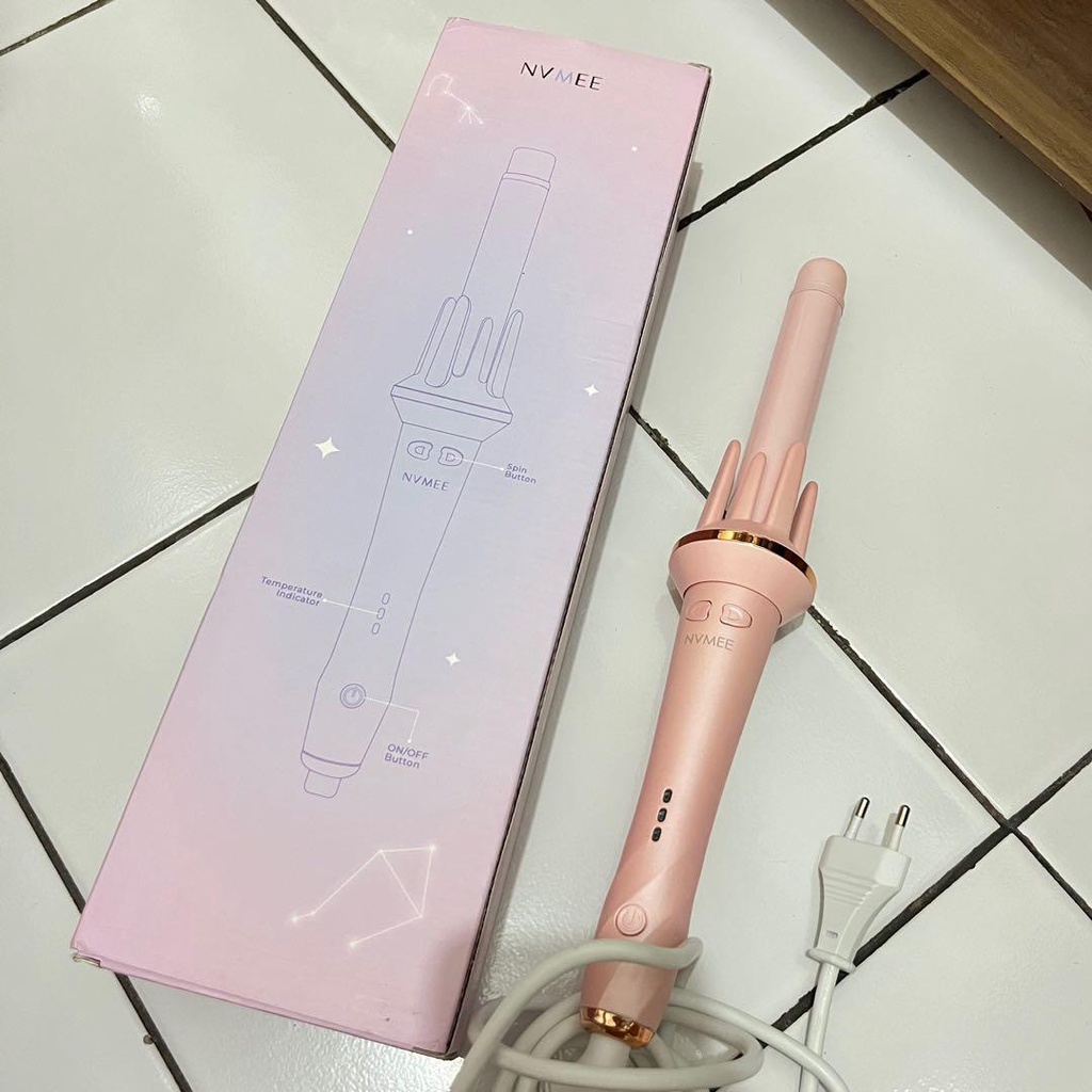 NVMEE - Catokan Keriting Keramik Otomatis Libra Hair Styler New Desain Elegant