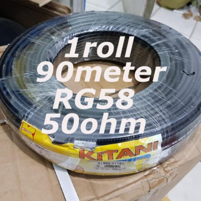 PROMO Kabel Coaxial RG58 50 Ohm 100Y KITANI