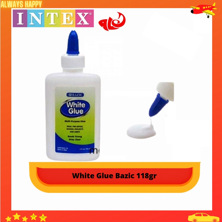 

Lem Putih White Glue Bazic 118gr Murah