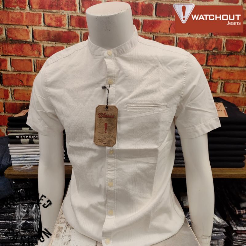 WATCHOUT KEMEJA KOKO LENGAN PENDEK JS800920002 WHITE
