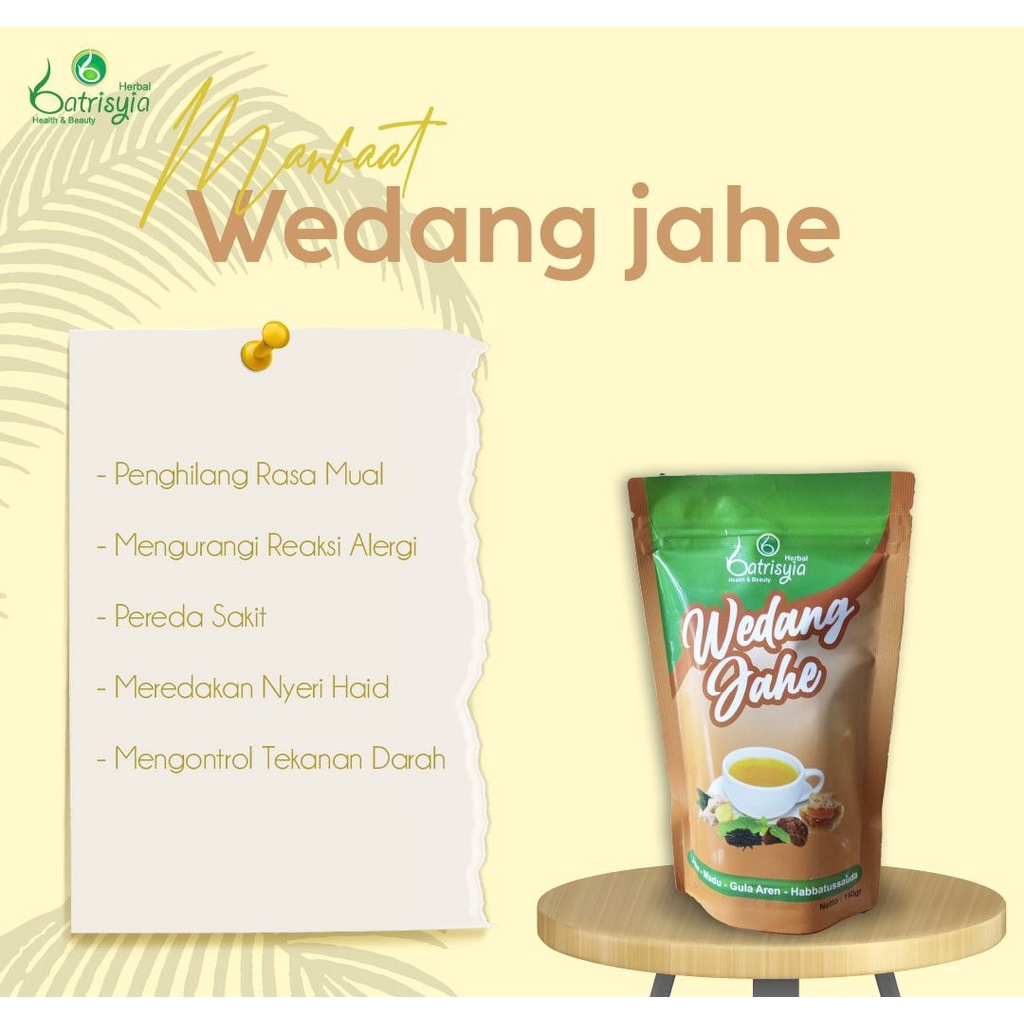 

Batrisyia Herbal Wedang Jahe 150 gr