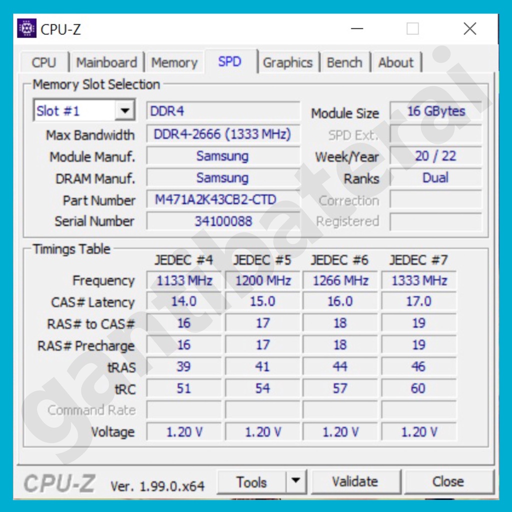 SODIMM RAM LAPTOP DDR4 16GB PC4-2666 2666 MHZ