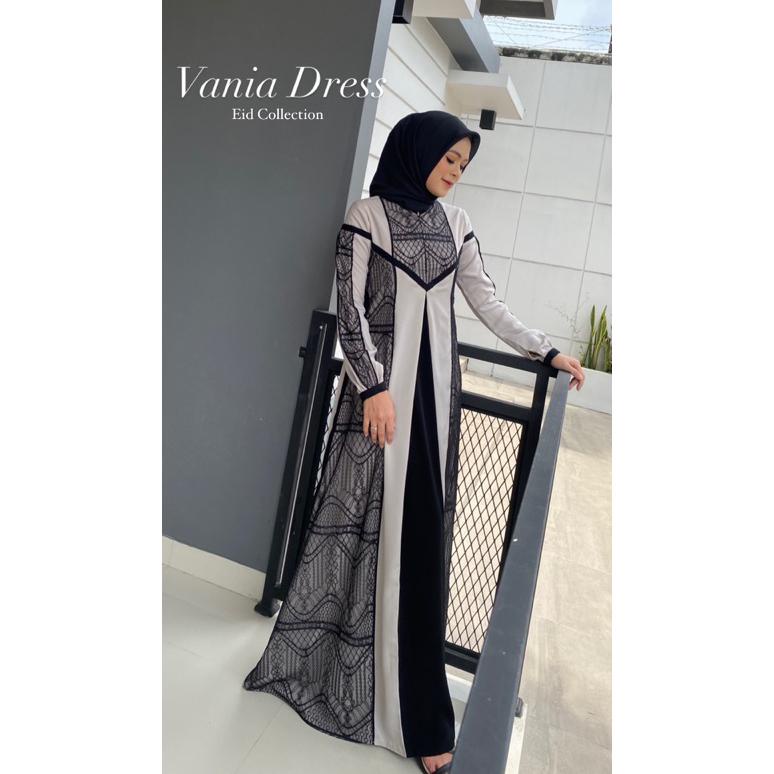 TERLARIS Vania Dress Original Zai Muslim Wear Murah