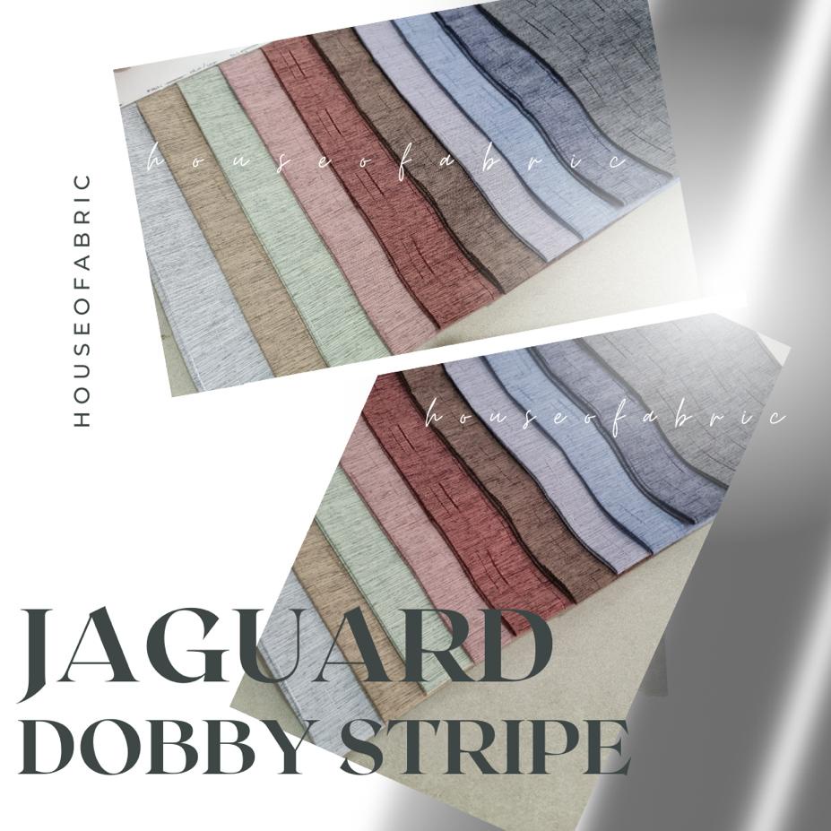 Kain Jaguard Dobby Stripe ecer Meteran