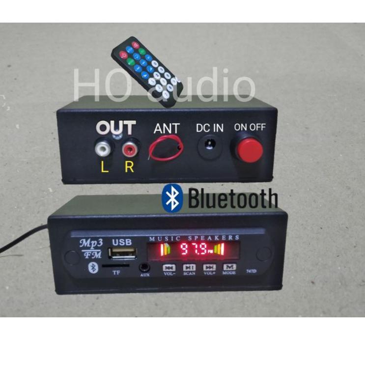Borong Murah mp3 player bluetooth USB FM mini box rakitan dc 12 volt