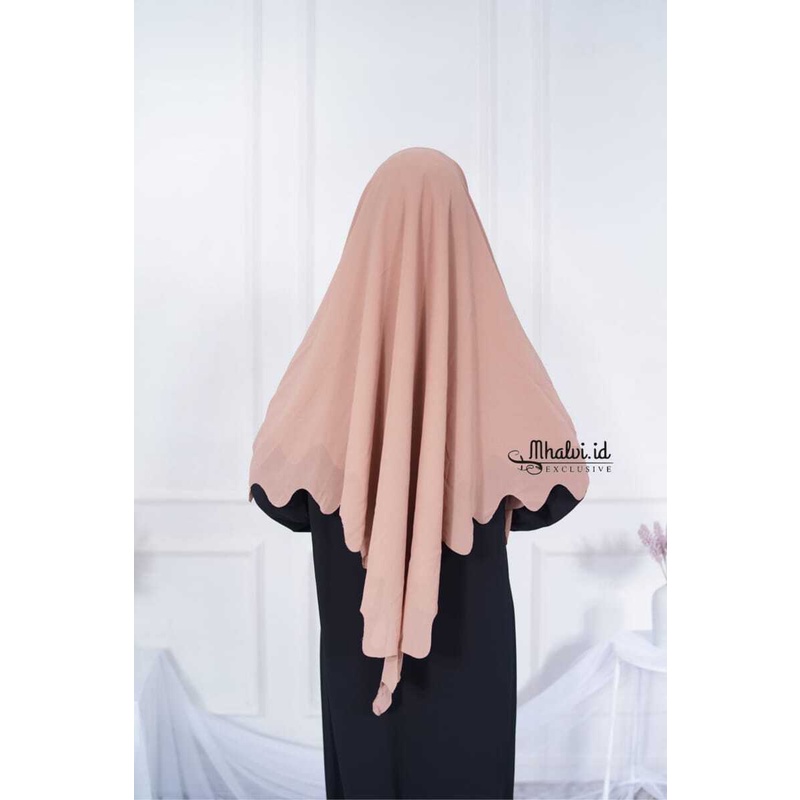 khimar instan zipper syari kerudung jumbo hijab jumbo uk 150×150cm lasercut hijab instan pake resleting