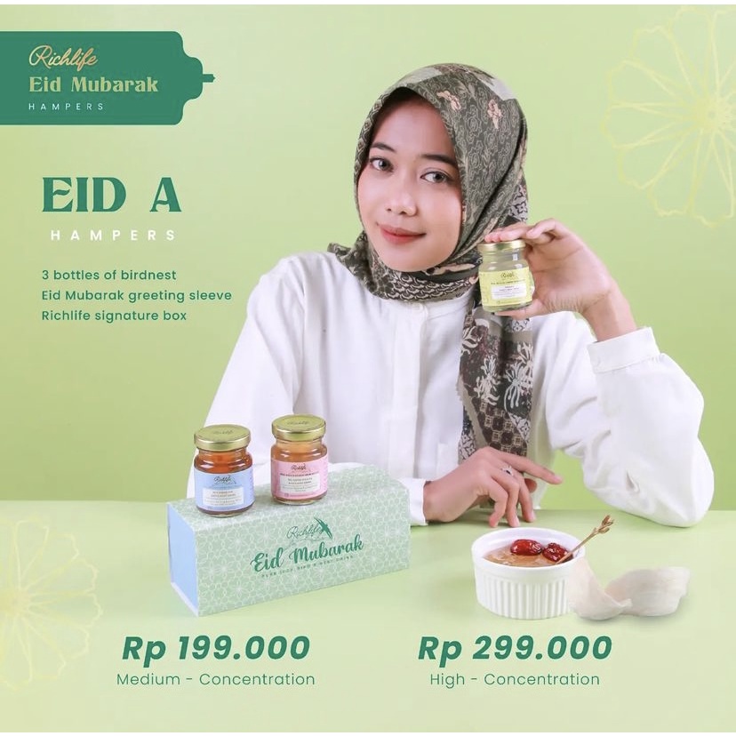

EID A HAMPERS LEBARAN BIRDNEST- GIFTBOX SARANG BURUNG WALET SOUVENIR LEBARAN BIRDNEST