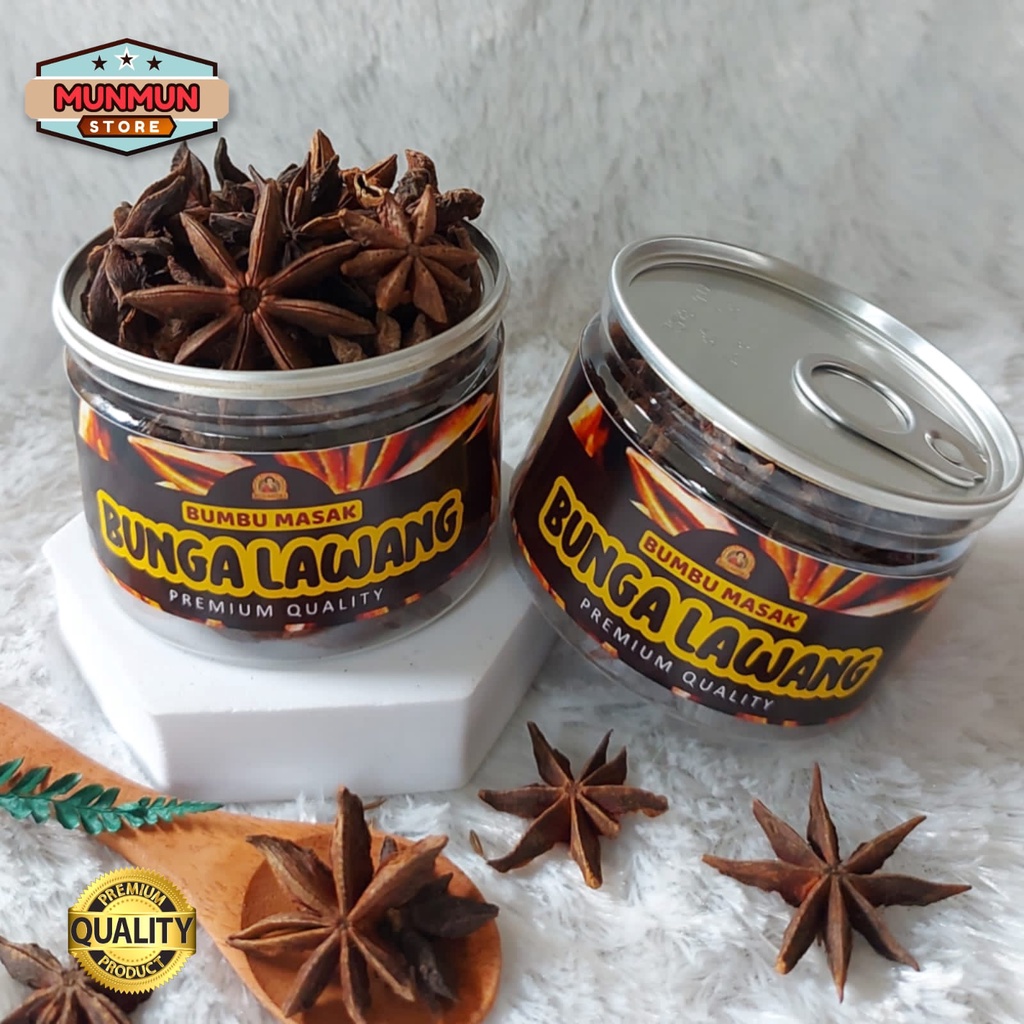 

Pet Can Rempah Bunga Lawang Bumbu Pekak Star Anise Kualitas Premium