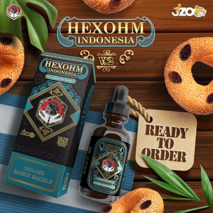 HEXOHM INDONESIA V2 SESAME RAISIN BAGELS 60ML