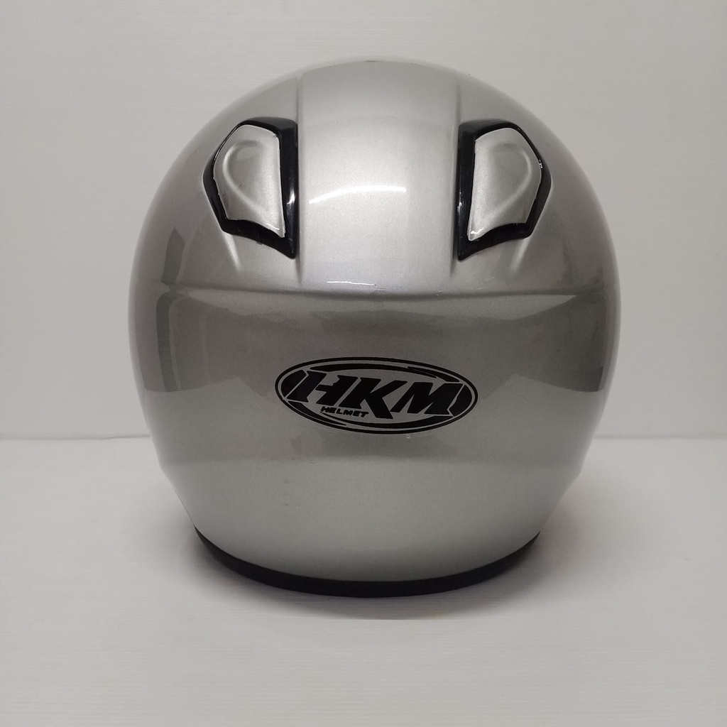 HELM KYOTO SOLID SILVER GLOSS HALF FACE SNI
