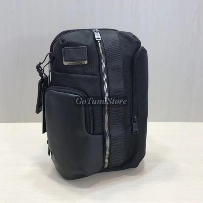 TAS TU MI SMITH HITAM FREE EMBOS - TAS TUMI SELEMPANG - TAS TU MI PRIA