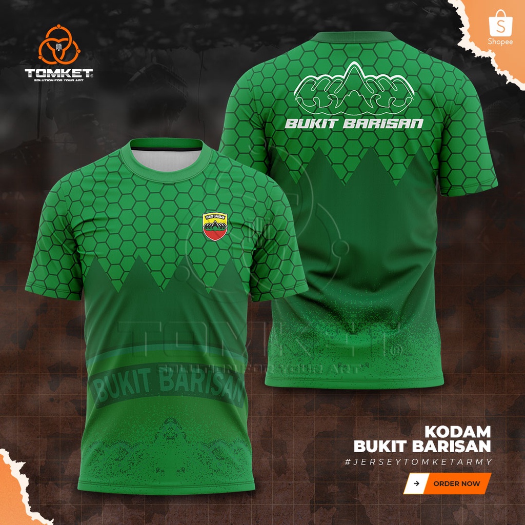 Baju Jersey Full Printing KODAM BUKIT BARISAN-2