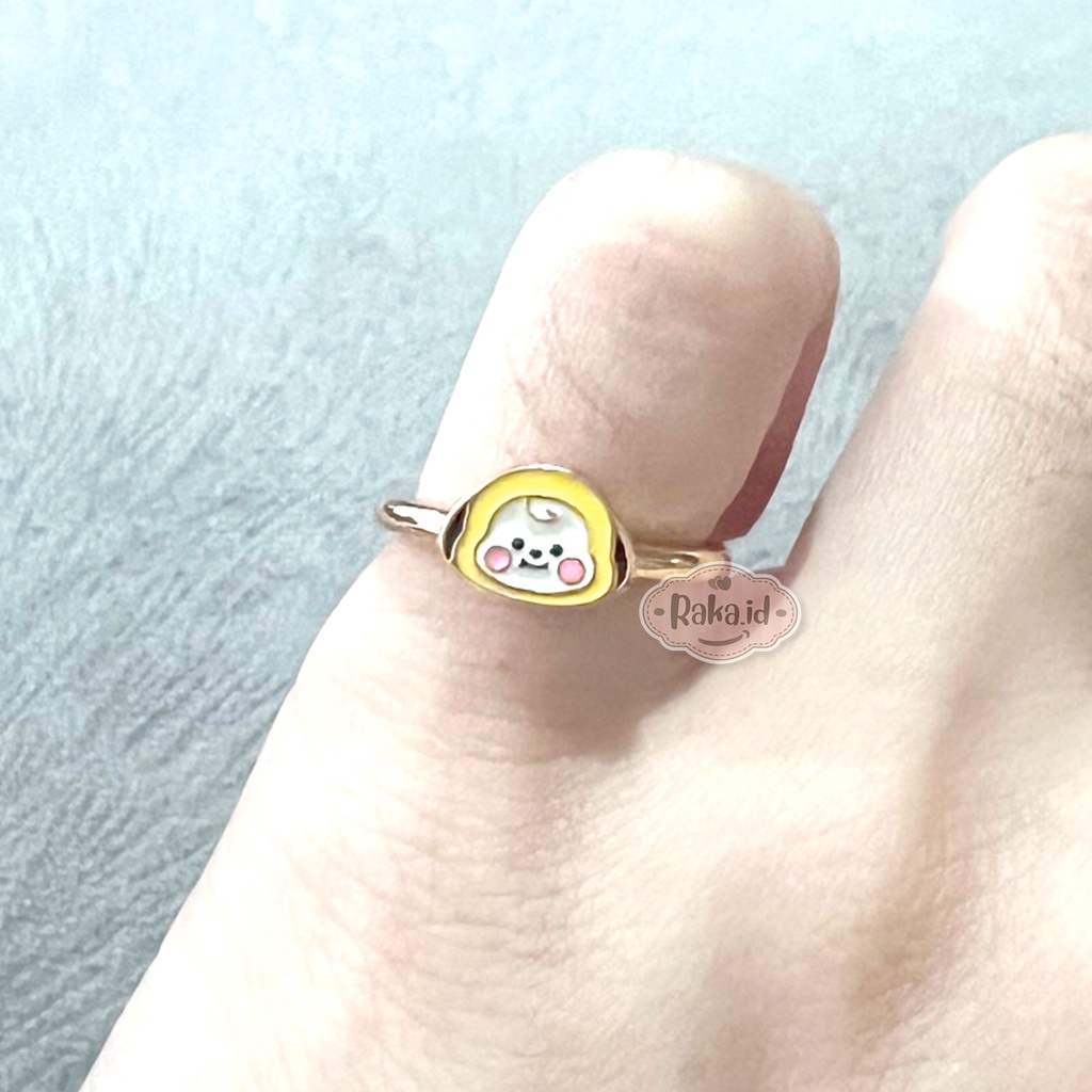 Cincin Anak Perempuan Cincin Anak Anti Karat Motif Kepala Chimmy 1267