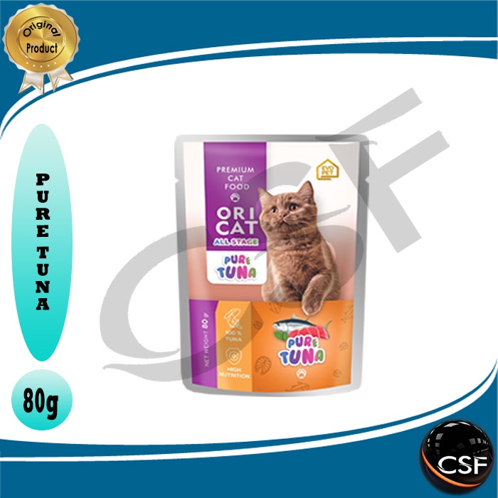 Makanan Kucing Basah ORI CAT Pouch All stage 80gr