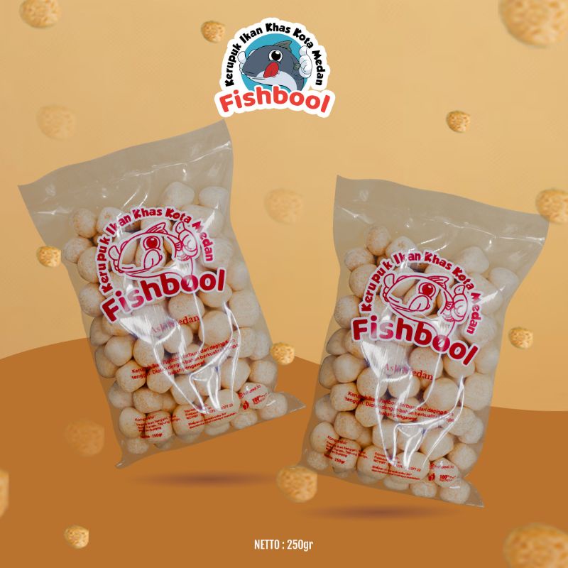 

Kerupuk Ikan Ikan Tenggiri Khas Kota Medan/ Fishbool