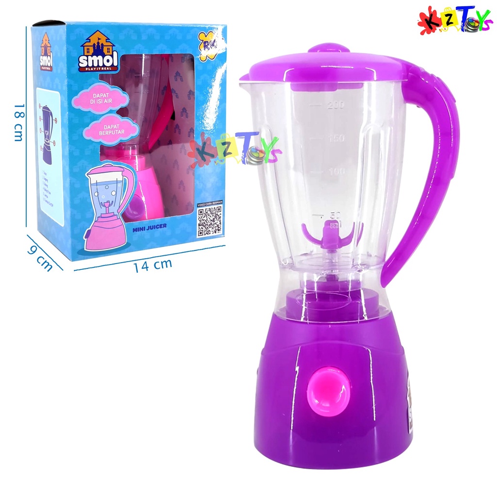 Mainan Blender MINI JUICER Real Water Mainan Blender Tornado Kuat