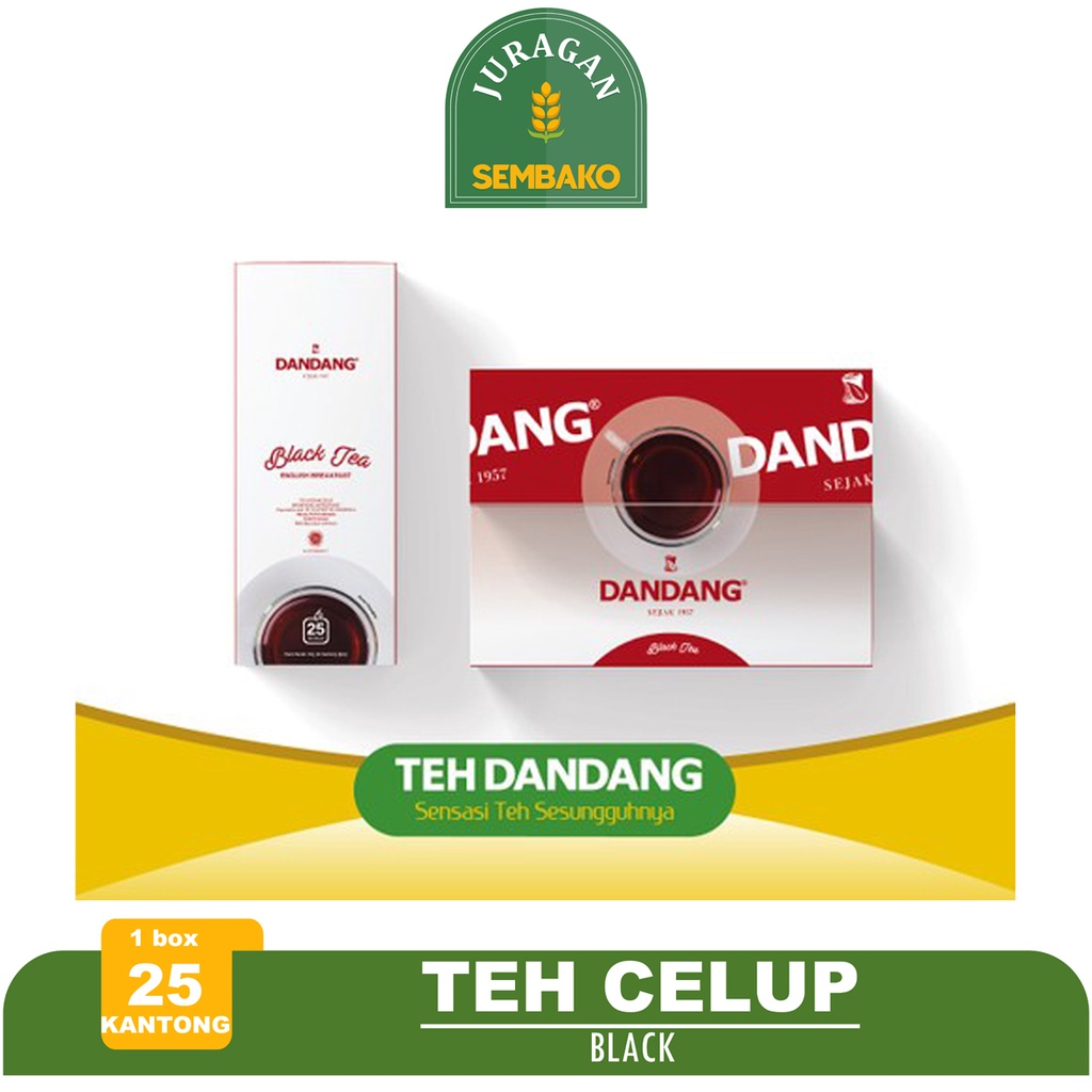 

Dandang Box Black Tea 25s/Teh Kemasan/Teh Celup/Black Tea/Teh Hitam