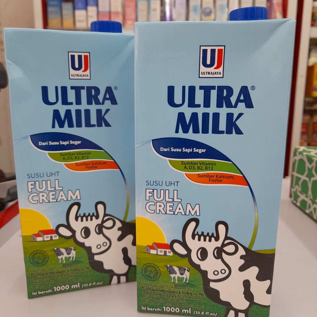 

SUSU ULTRA MILK FULL CREAM 1L (Putih)