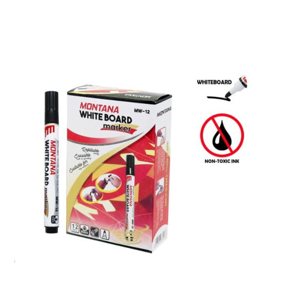 

Spidol Whiteboard MONTANA MW-12 / Spidol BISA DIHAPUS MURAH |VR
