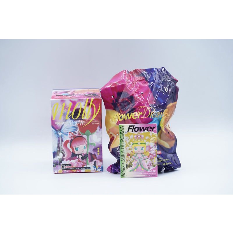 Pop Mart Molly x Mika Ninagawa Flower Dreaming Pink Fantasy Daydream