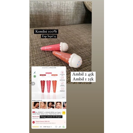 All perfect x Hanum Mega Lip Cream