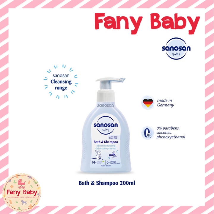 Sanosan Bath &amp; Shampoo 200ml