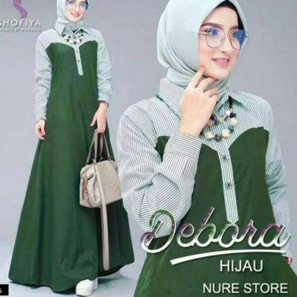 CHEKOUT Baju gamis debora maxy