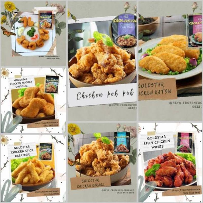 Goldstar Karage/ goldstar chicken karage 500gr/ GOLD STAR