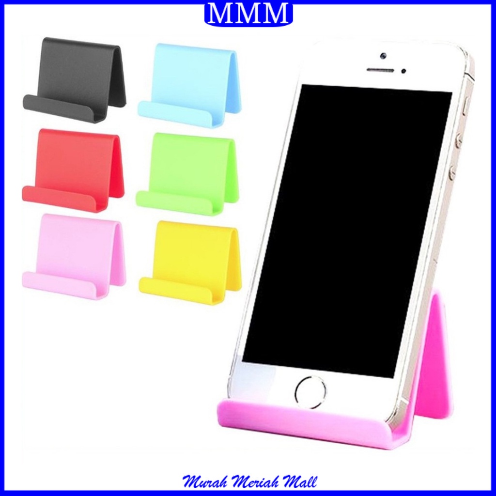 MMM STAND HOLDER PERSEGI KODE SHP62 AKSESORIS HP ANDROID KEKINIAN PHONE HOLDER PLASTIK MURAH