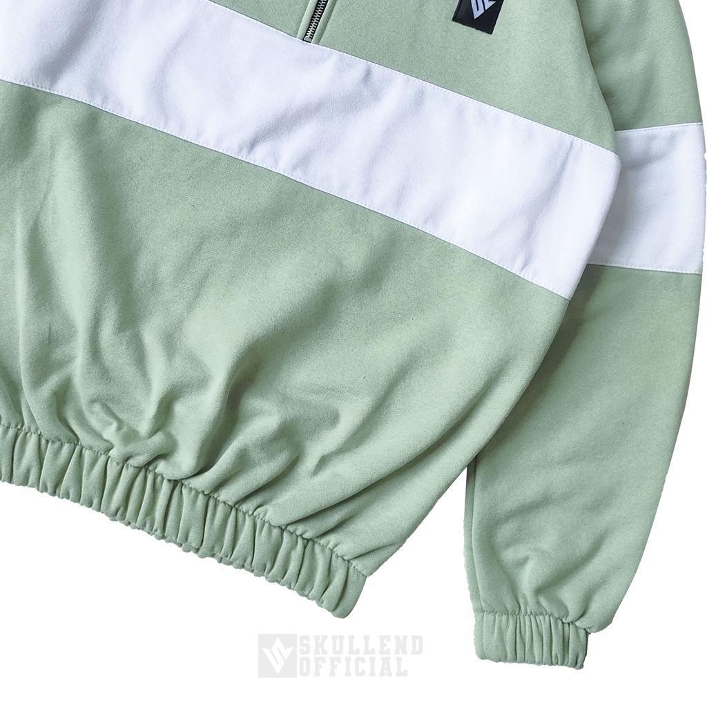 SKULLEND Rugby Vintage Mint - White Unisex Pria Wanita